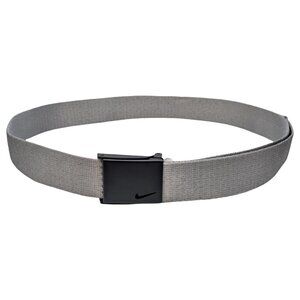 Nike Web Golf Belt Mens Grey Adjustable Size Bottle Opener Buckle DS5028 Size OS